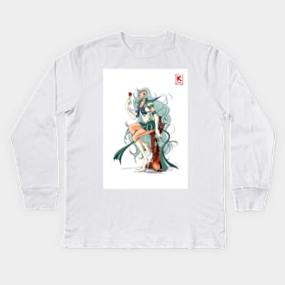 The Lost Artworks - Super Sailor Neptune by K Sensei Kids Long Sleeve T-Shirt